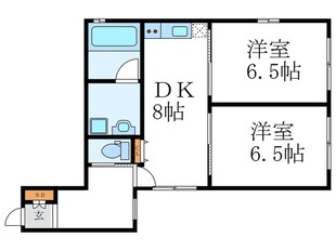 Sunput Nijo Castleの物件間取画像